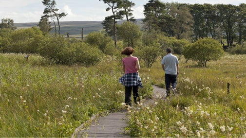 The National Nature Reserve at Malham Tarn, Yorkshire Dales
